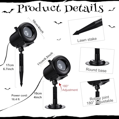 Halloween Projector Lights with Remote V4600