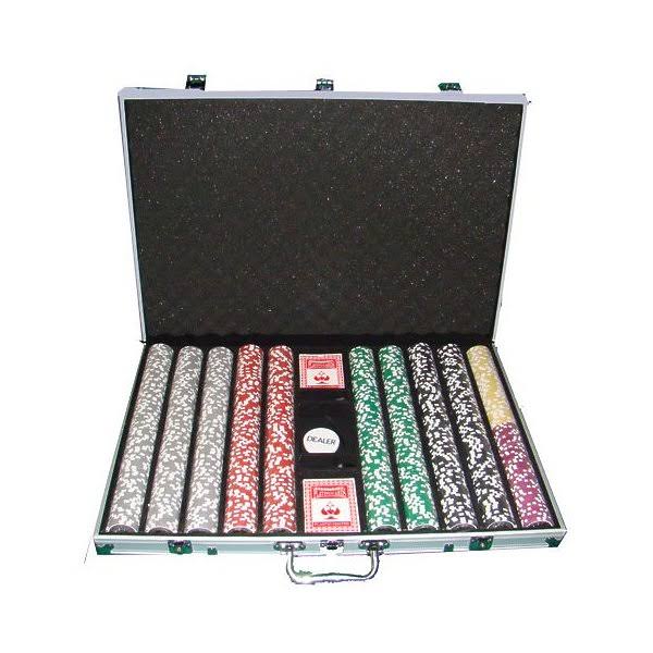 14g Poker Chip Set in Aluminum Carry Case D87386