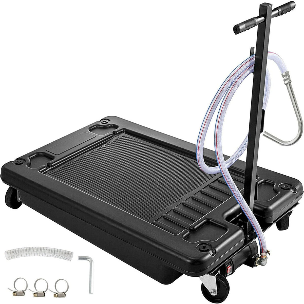 17-Gallon Oil Drain Pan with Electric Pump J142