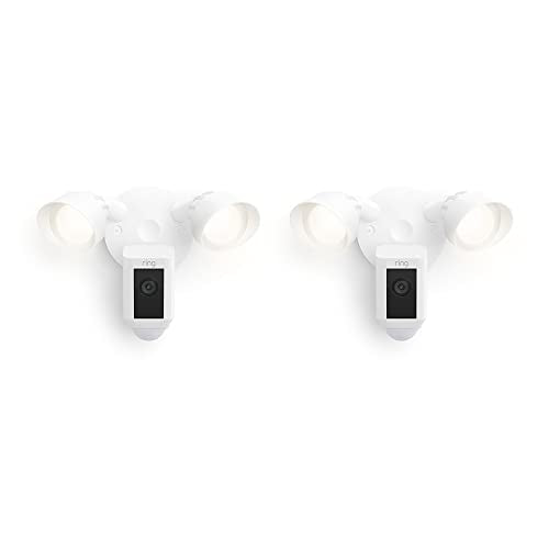 White Floodlight Cam with 1080p HD video M290708