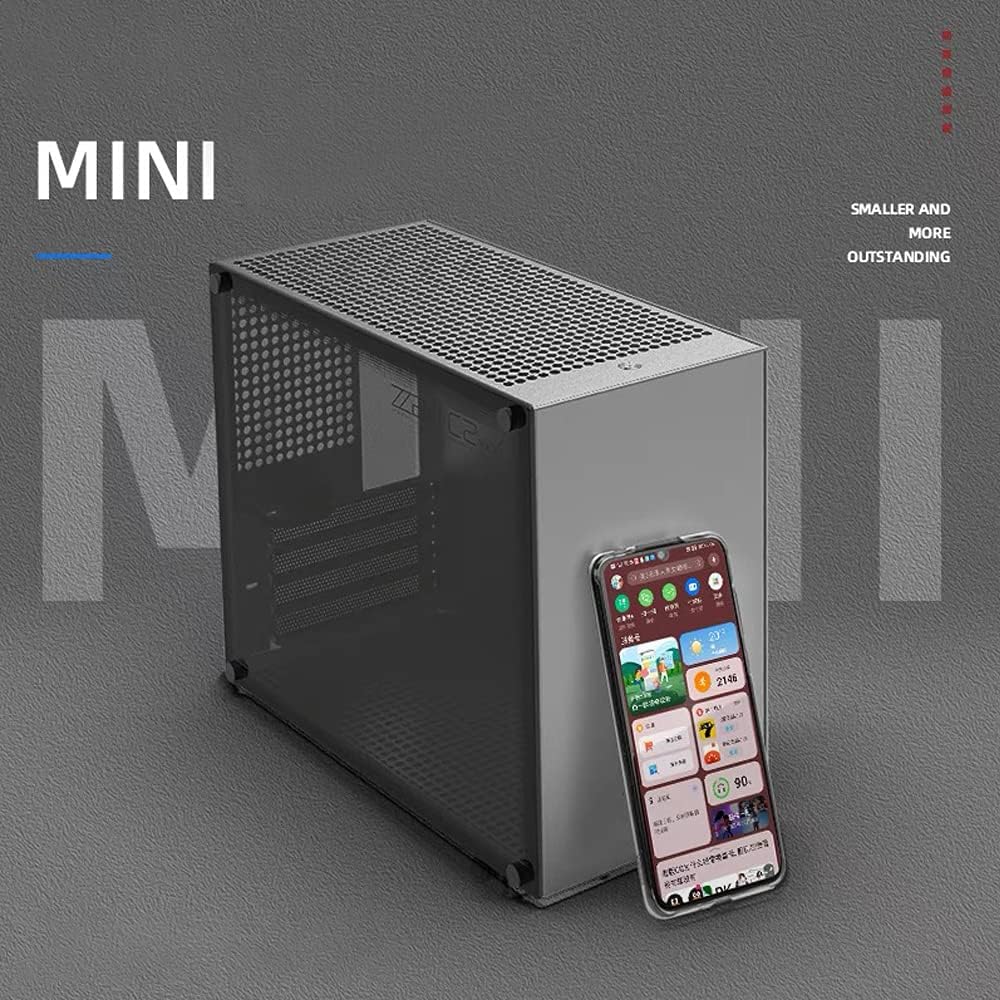 Aluminum Alloy Computer Case with Tempered Glass G29205
