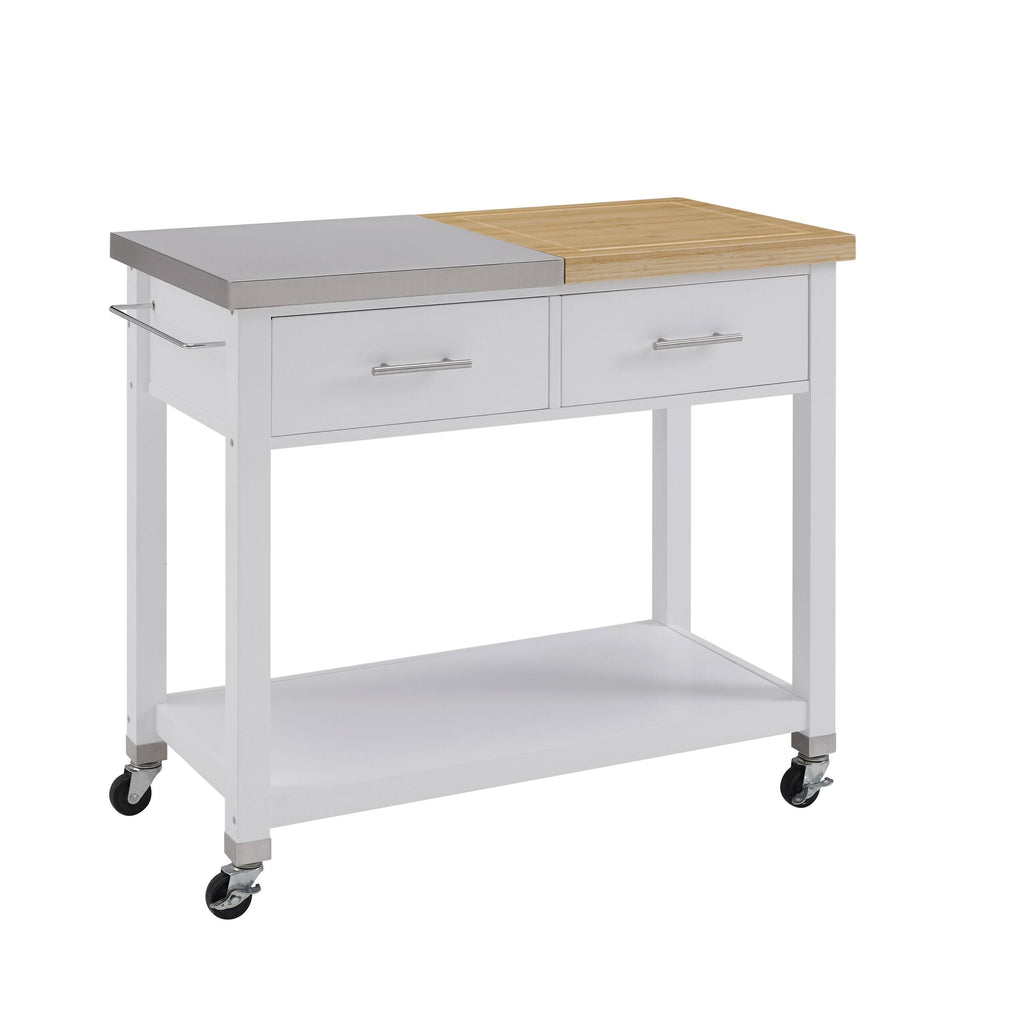 White Kitchen Cart Z98267