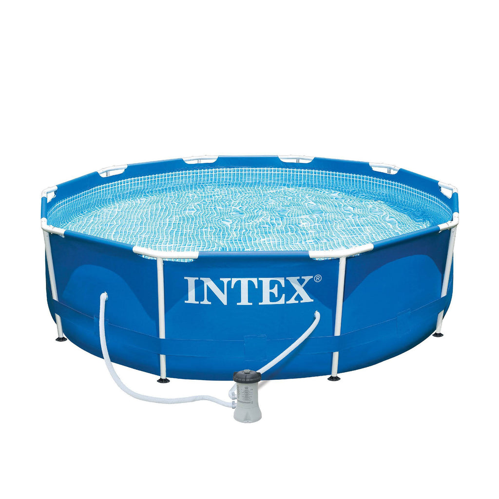 Round Frame Pool with Filter Pump and Vinyl Cover T74125