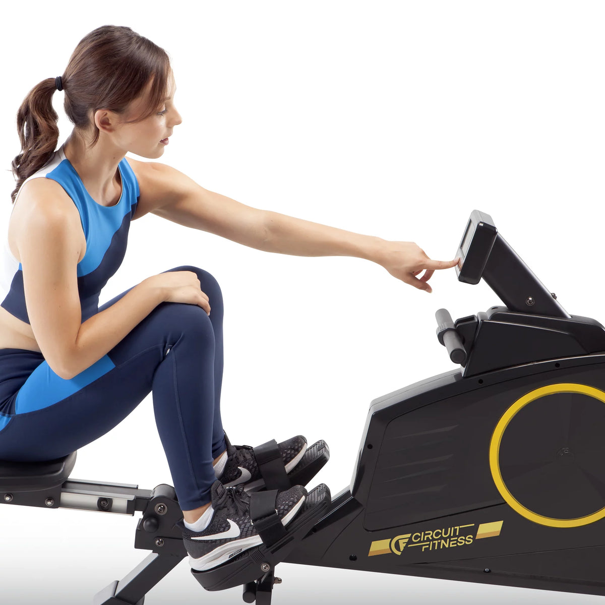 Foldable Magnetic Rowing Machine with 8 Resistance Settings U890536