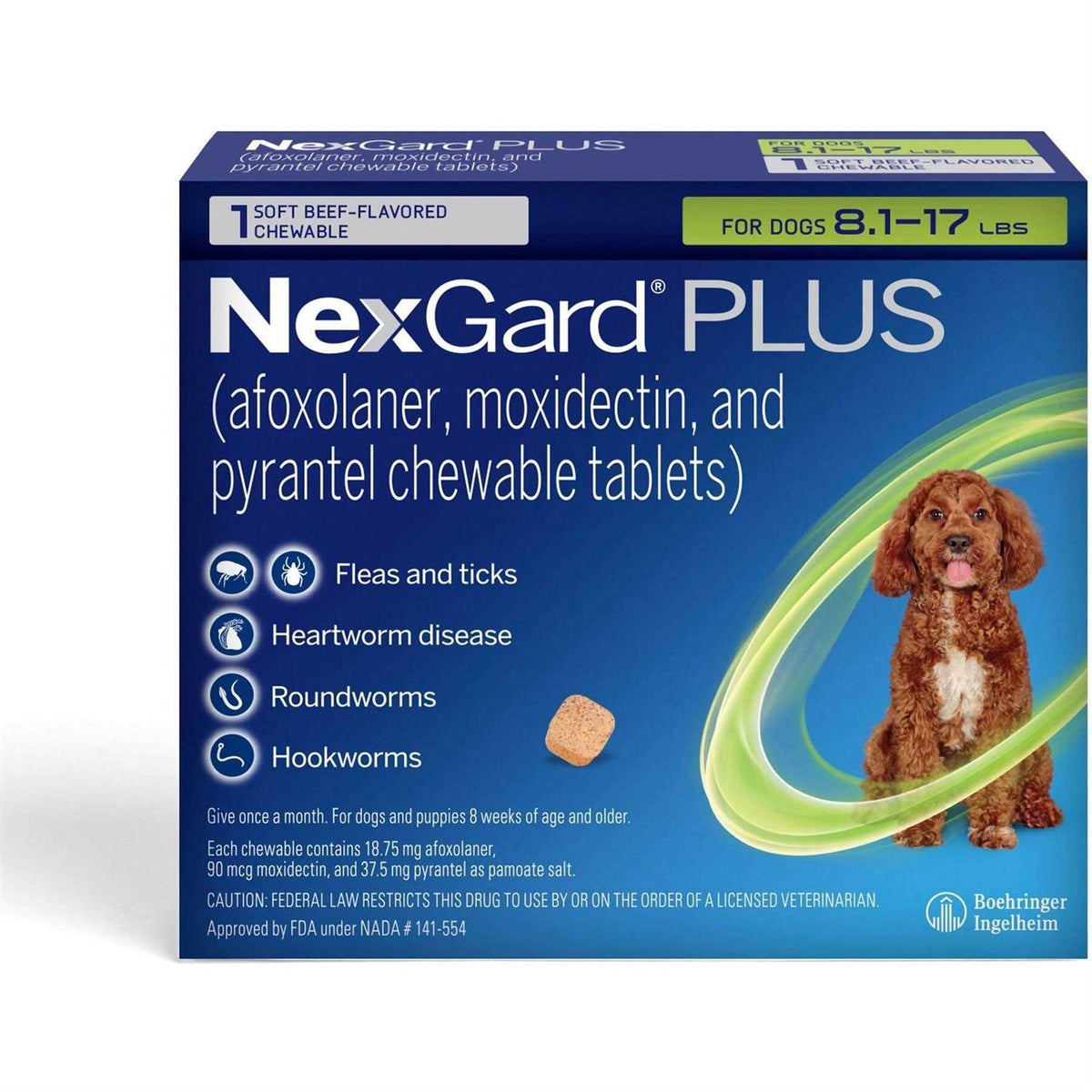 Chewables for Dogs 8.1-17 lbs C6453