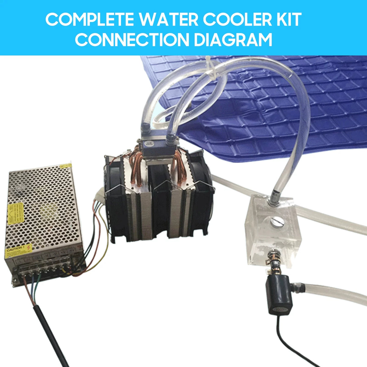 180W Semiconductor Aquarium Chiller for 40 Liters A733