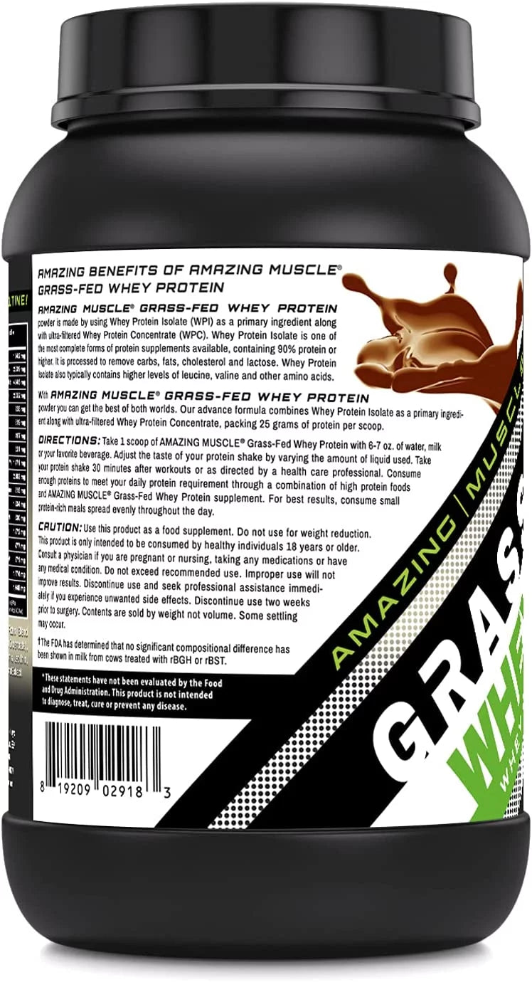 Grass Fed Whey Protein Isolate & Concentrate Cookies & Cream Flavor V651