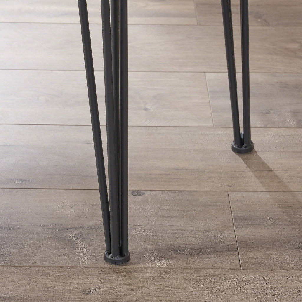 Industrial Faux Live Edge Rectangular Bar Table R515209