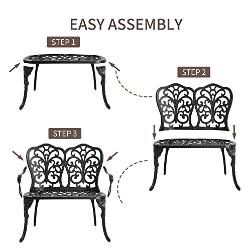 Outdoor Metal Bench N96739