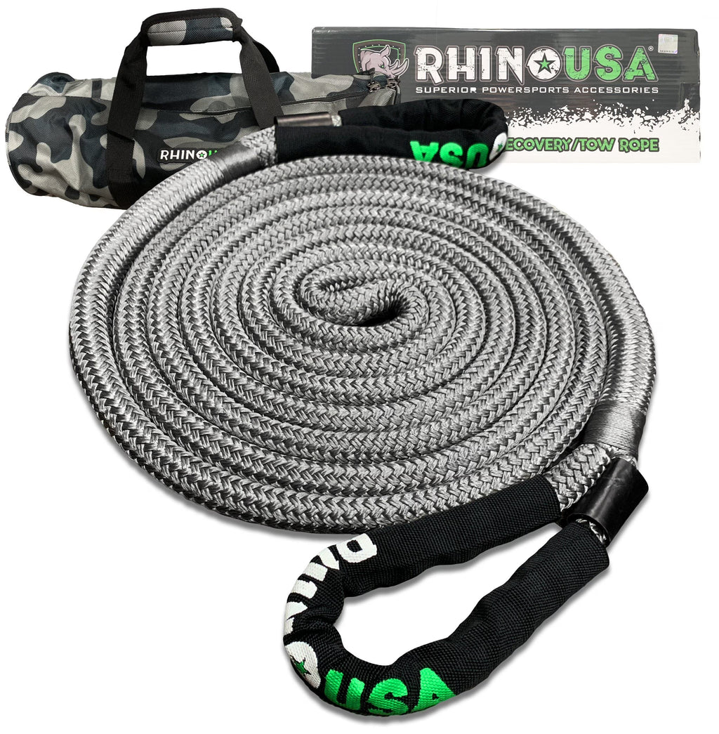 Kinetic Recovery Tow Rope 1in x 30ft Gray D506333