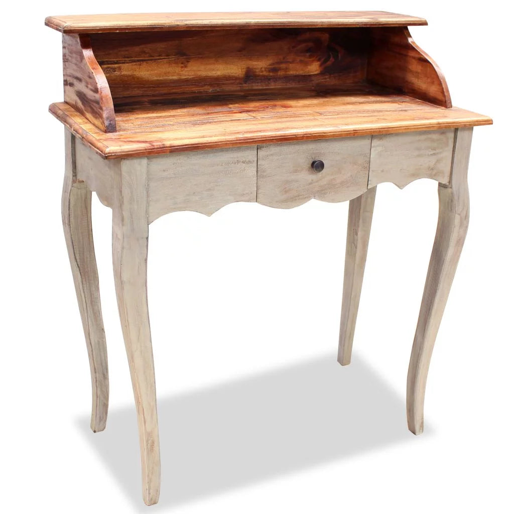 Solid Reclaimed Wood Writing Desk X63563