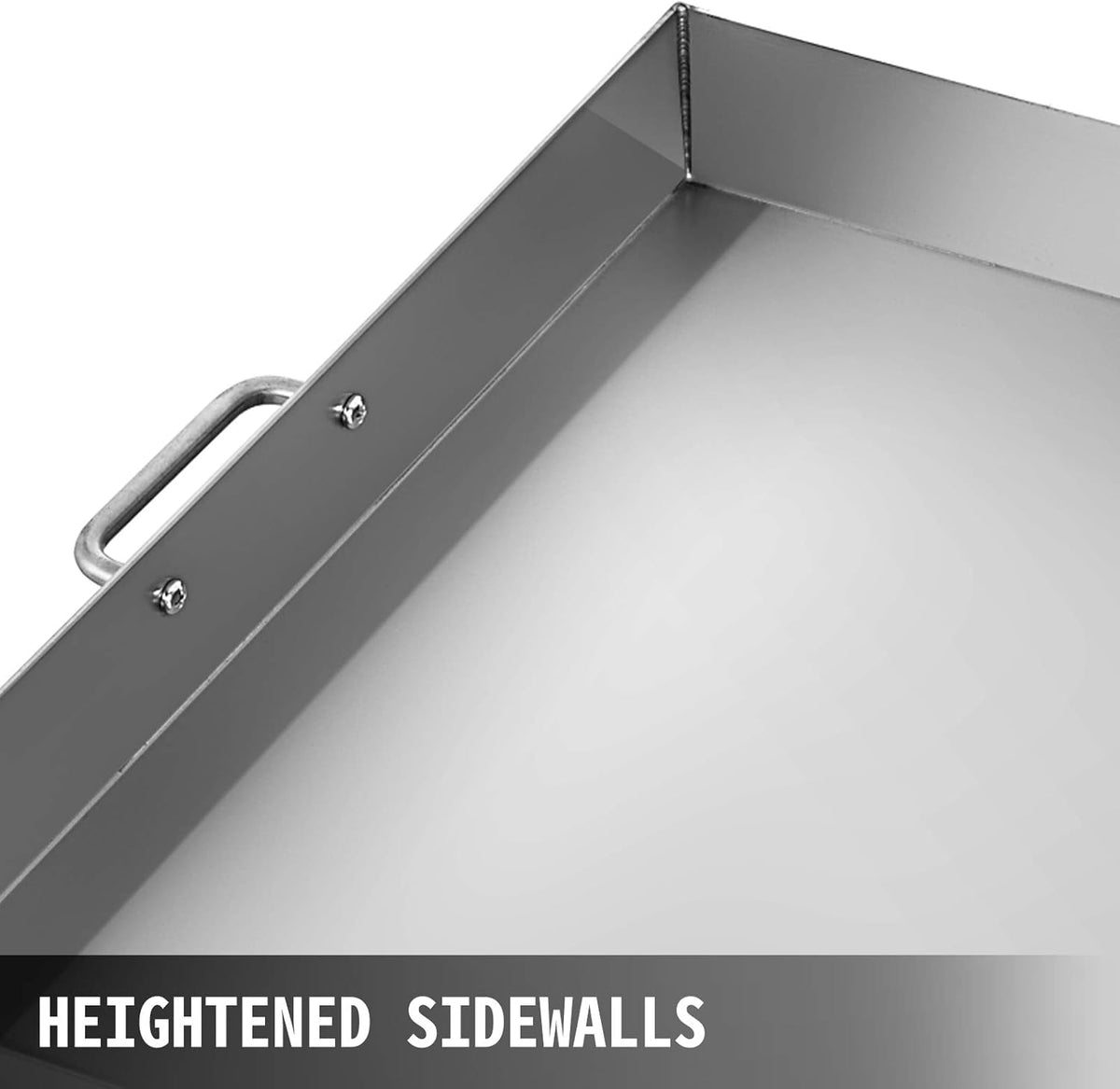 Stainless Steel Griddle, 32 X 17 Flat Top Rectangular Plate W76702