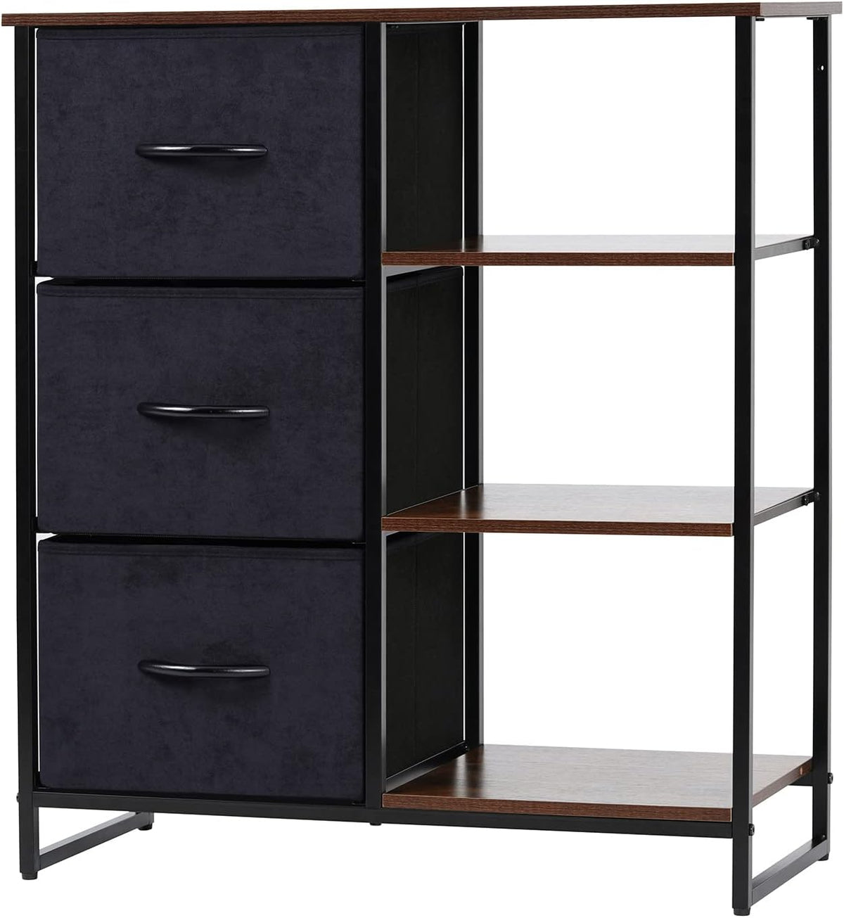 3 Drawer Dresser with Shelves J690