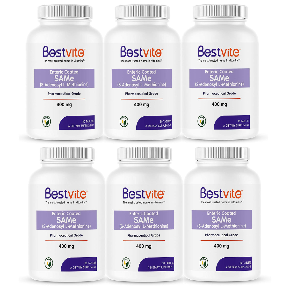 Same 400mg 180 Tablets 6-Pack SAM-e Q503