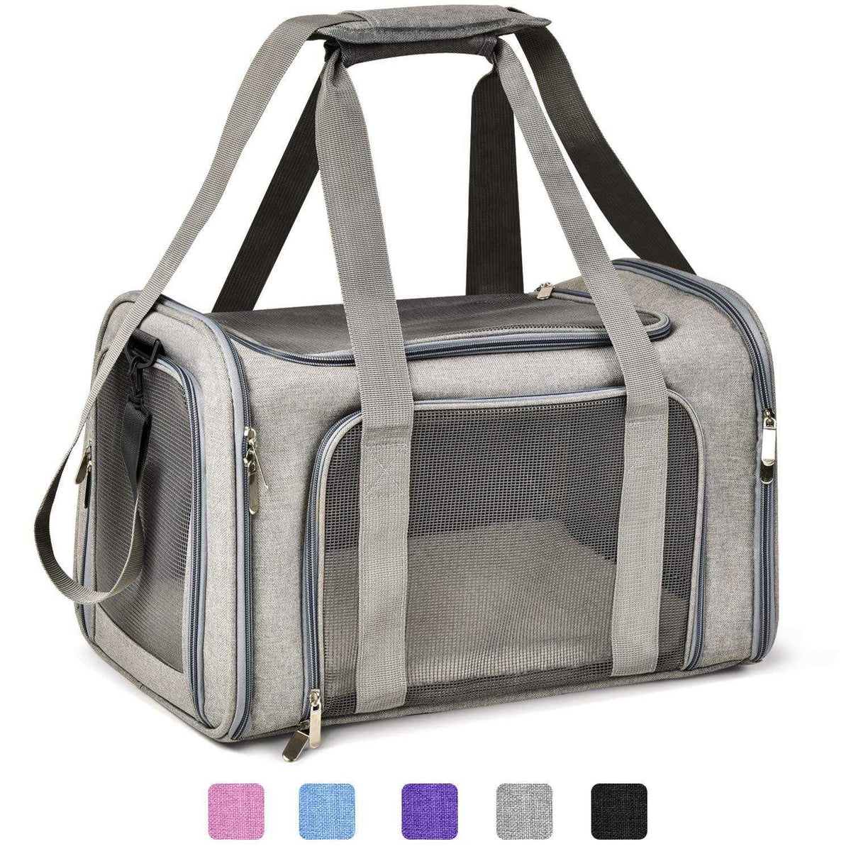 Cat Dog Pet Carrier for Small Medium Cats Puppies up to 15 Lbs E538471
