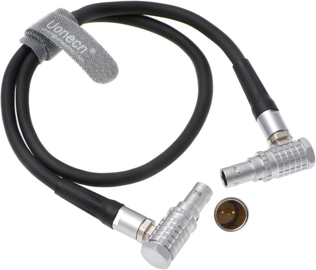 Right Angle 2 pin Male to Right Angle 2 pin Male Cable 18'' O552