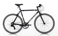 White 53 cm Aluminum 700C Road Bike C4026