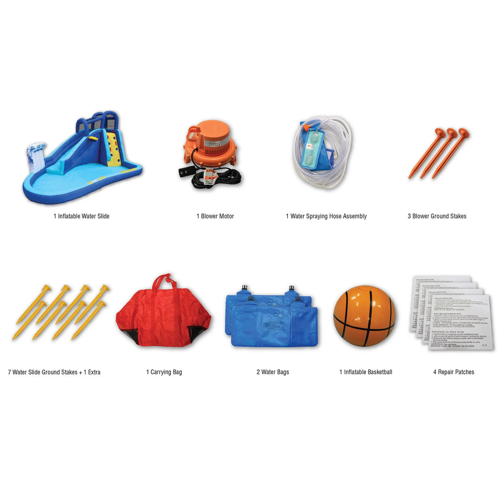 14 ft 5 in Inflatable Water Slide Splash Toy K945