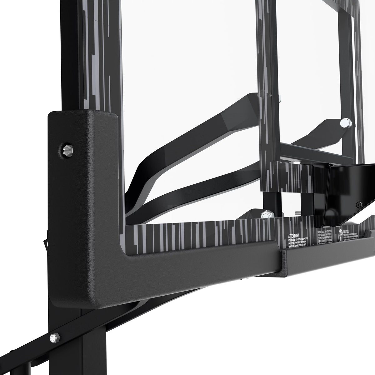 60 In. Acrylic Portable Basketball Hoop X25421