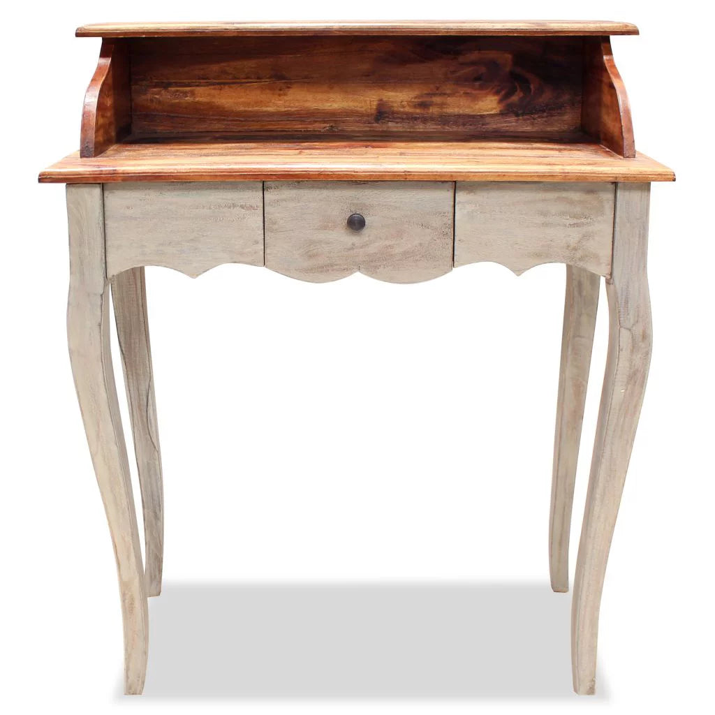 Solid Reclaimed Wood Writing Desk X63563
