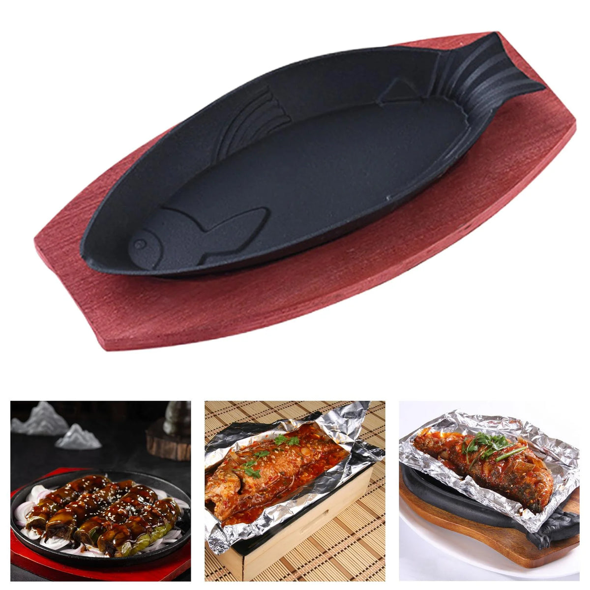 Cast Iron Fajita Pan D3174