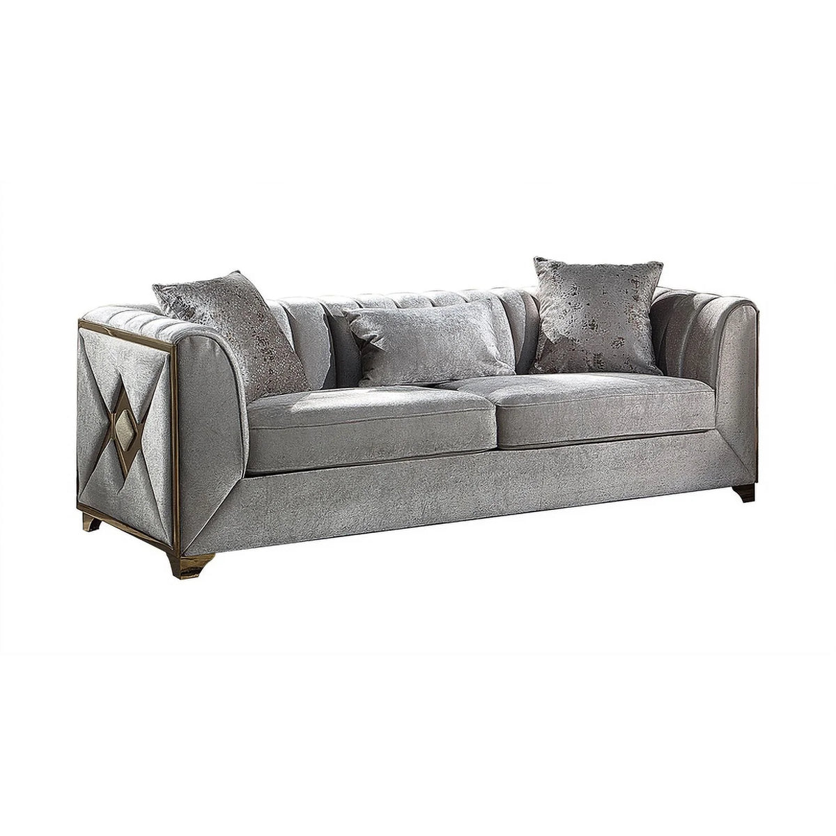 2 PC Wood Living Room Set in Cream G459479