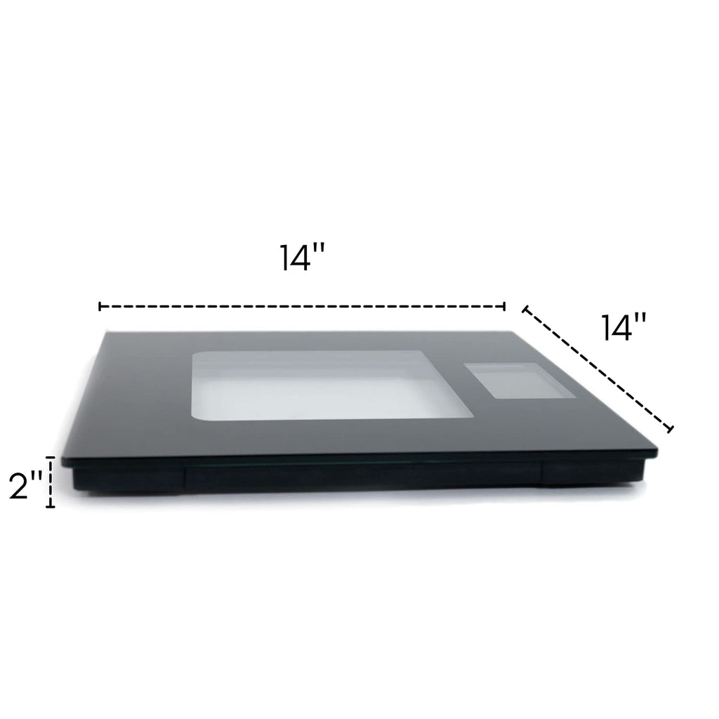Pack of 2 Glass Digital Bathroom Scale P35630