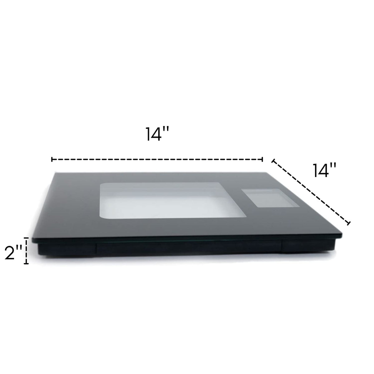 Pack of 2 Glass Digital Bathroom Scale P35630