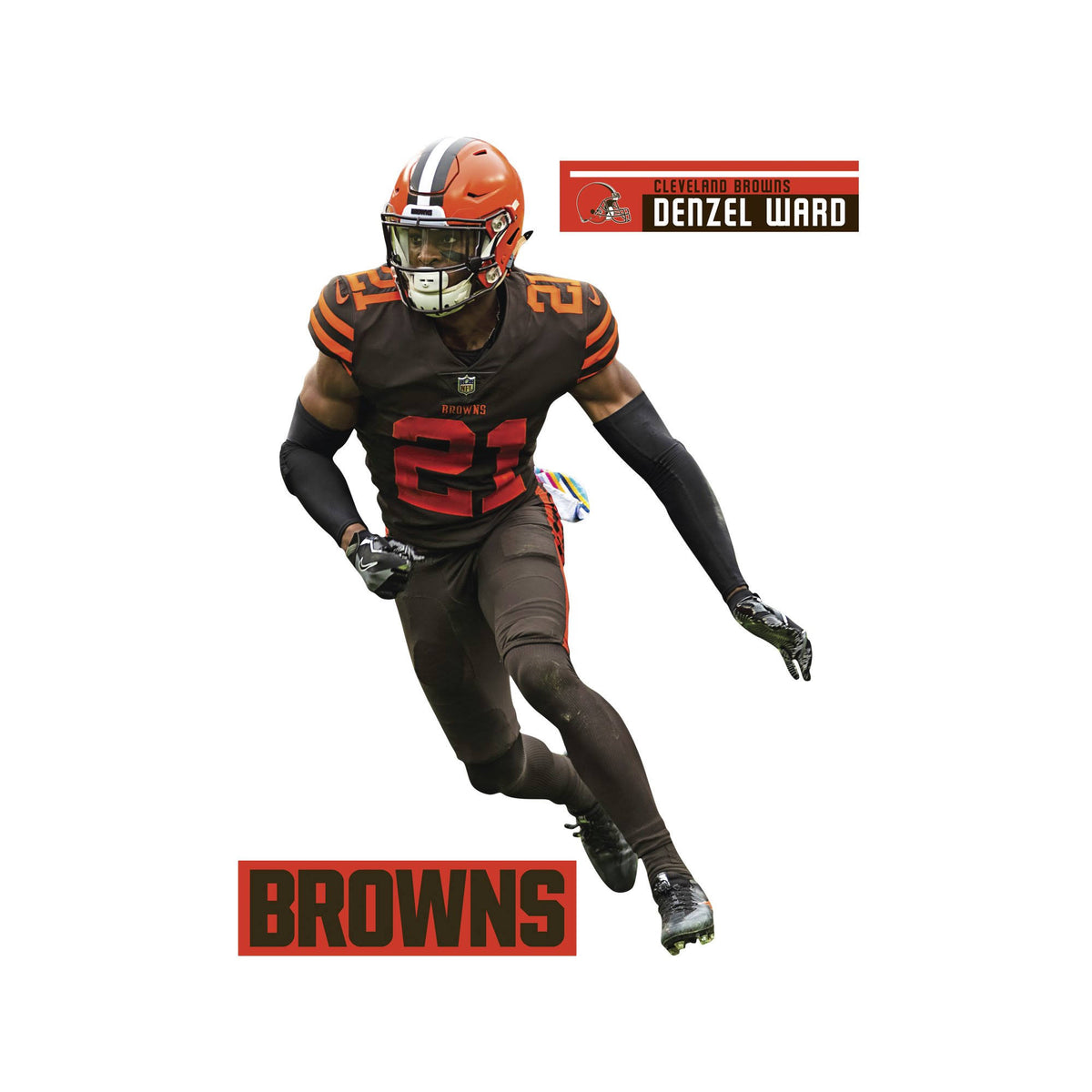 Officially Licensed NFL Removable Wall Decal Giant Athlete + 2 Wall Decals D682