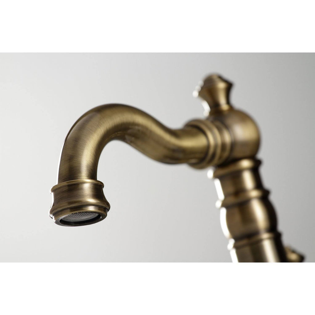 8 in. Widespread Bathroom Faucet, Polished Nickel J592875