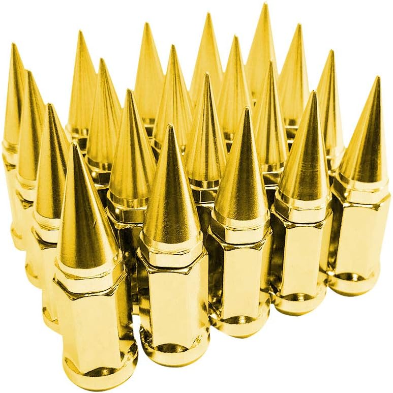 Set of 20 Blue Spike Lug Nuts M6837