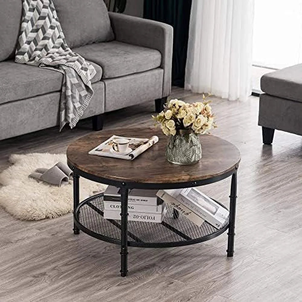 Round Coffee Table with Metal R815945