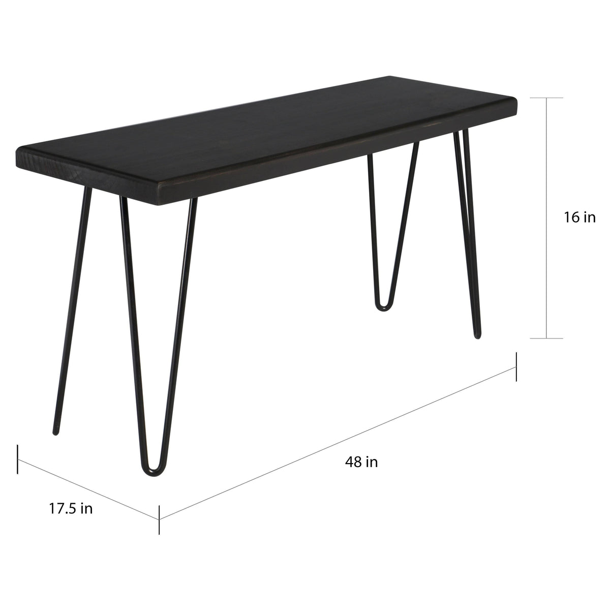 Weathered Gray Wood Bench P8415