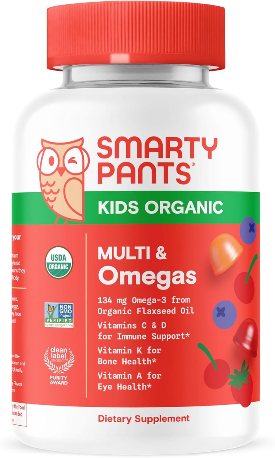 Organic Kids Multivitamin Gummies, 120 Count U462610