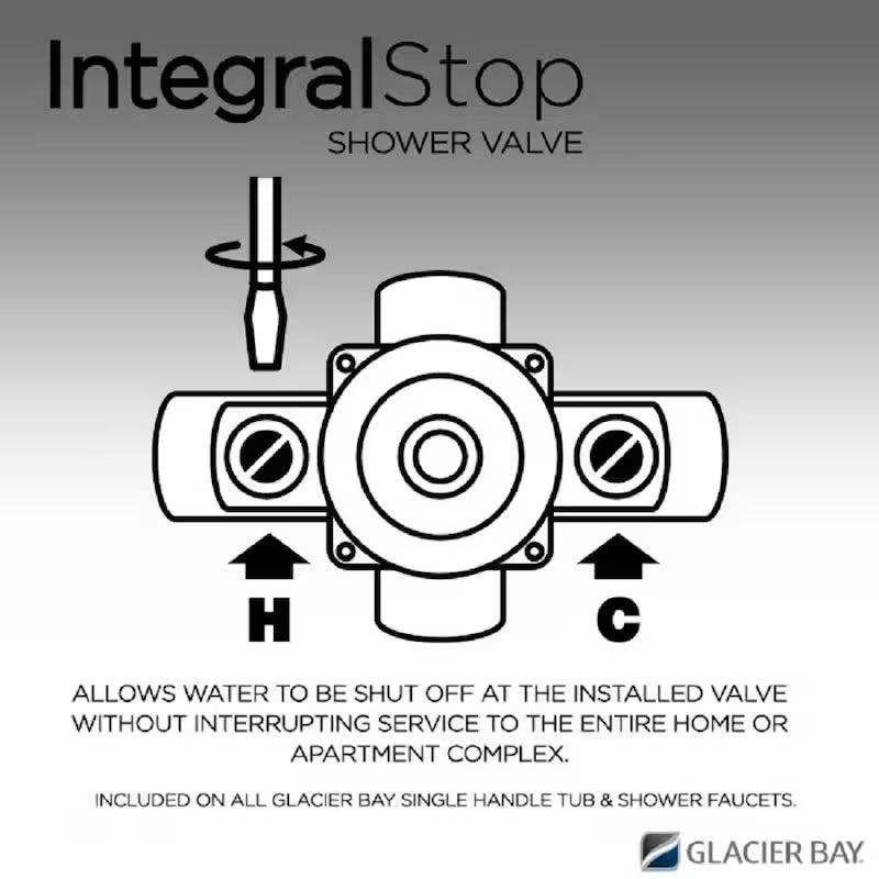 Single Handle Tub and Shower Faucet 1.8 GPM Brushed Nickel K6696