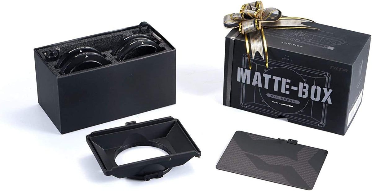 Mini Matte Box MB-T15 with Four Lens Adapter Rings Q10943