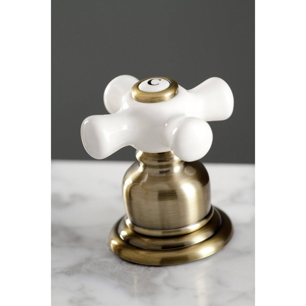 8 in. Widespread Bathroom Faucet, Polished Nickel J592875