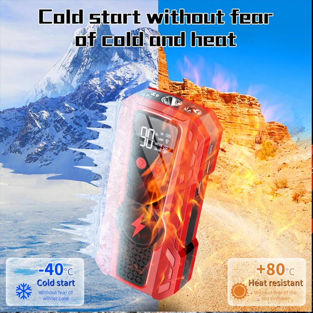 5000A Peak 12V Car Jump Starter with LCD Display V77038