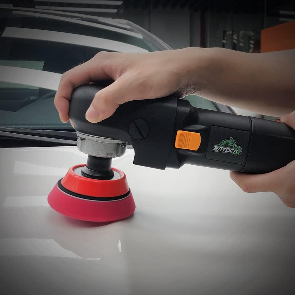 3 inch 6-Level Speed Rotary Car Polisher with Foam Polishing Pads X413