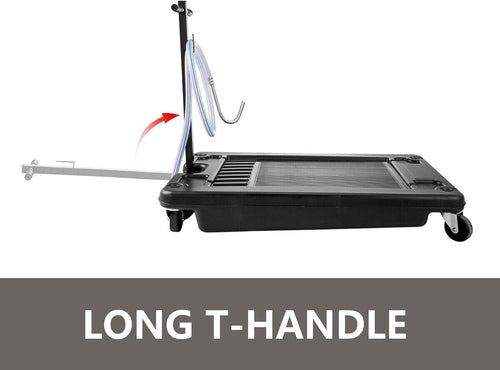 17-Gallon Oil Drain Pan with Electric Pump J142