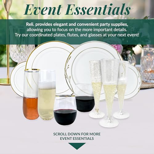 25 Pack 4.5 oz Plastic Champagne Flutes I195194