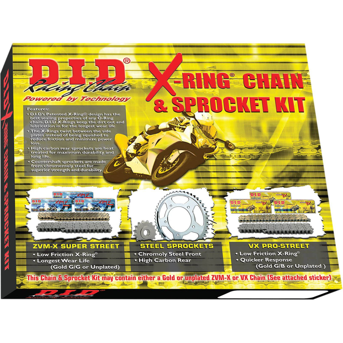 X-Ring Chain and Sprocket Kit X1337