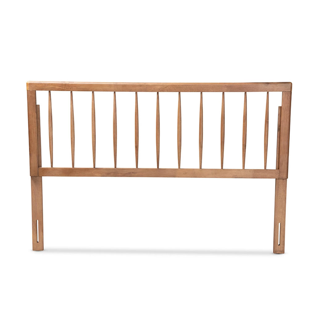 Ash Walnut Finished Wood King Size Headboard Q892295