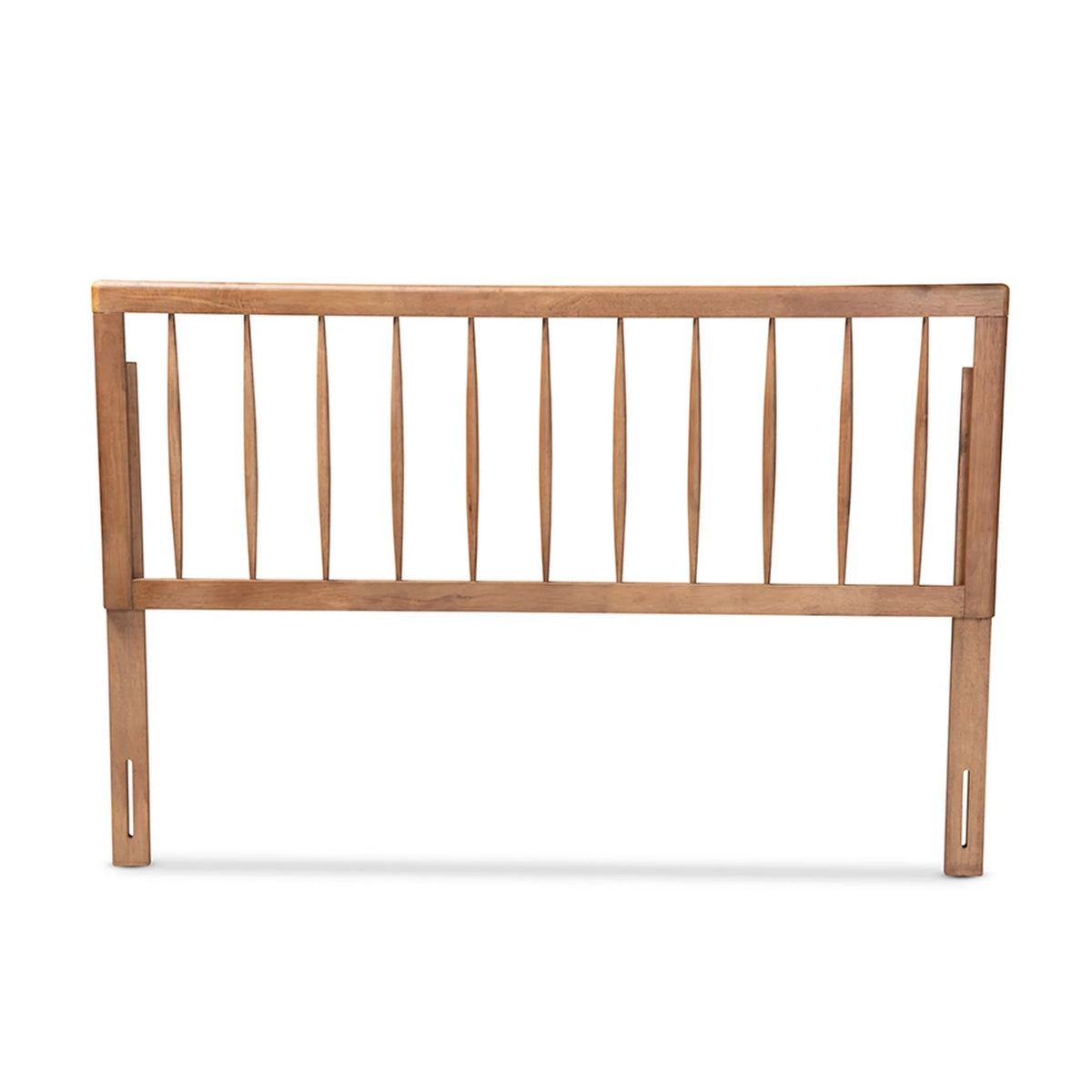 Ash Walnut Finished Wood King Size Headboard Q892295
