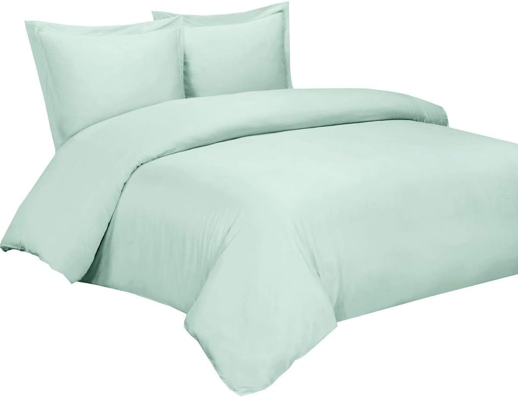 Bamboo Viscose Duvet Cover Set with Corner Ties, King / Cal King Size White H897626