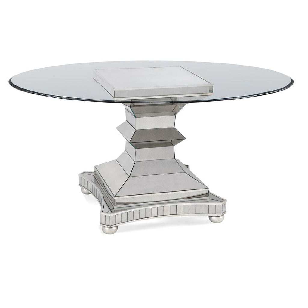 Mirrored Metal Dining Table I125
