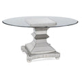 Mirrored Metal Dining Table I125