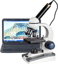 Digital Compound Monocular Microscope, 40x-1000x Magnification, LED Illumination I625941