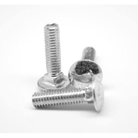 3/8 inch-16 x 1 1/4 inch Grade 5 Carriage Bolt Medium Carbon Steel Zinc Plated A32858
