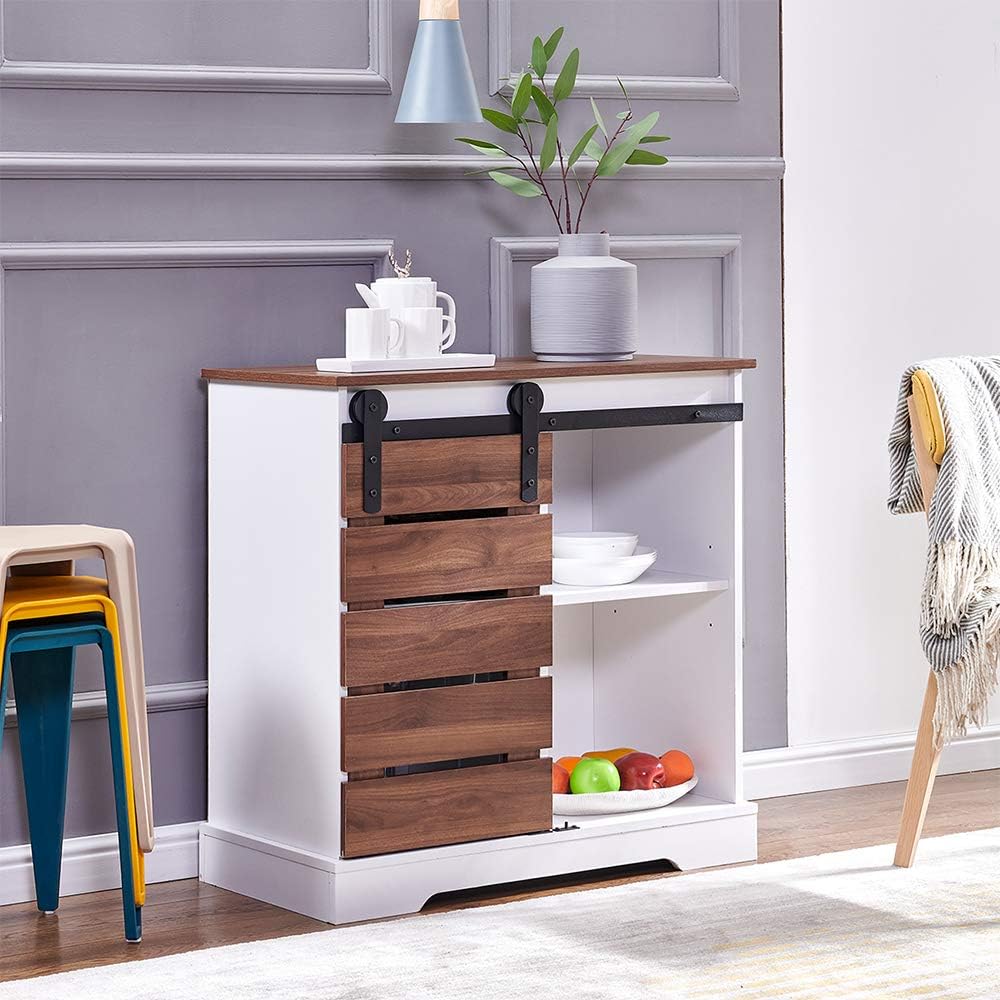 Buffet Console Table with Sliding Door L4197